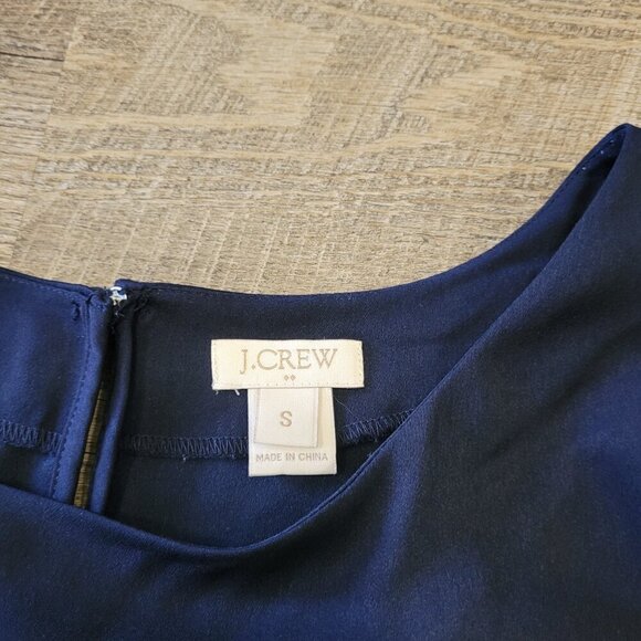 J. CREW | Short Sleeve Blouse Top | Sz. S - Picture 3 of 5